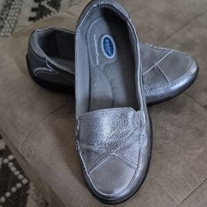 Dr Scholls Silver Metallic Shoes Double Air Pillo 7